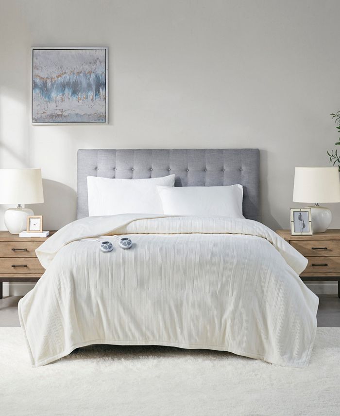 Serta Electric MicroFleece Blanket, Twin Macy's