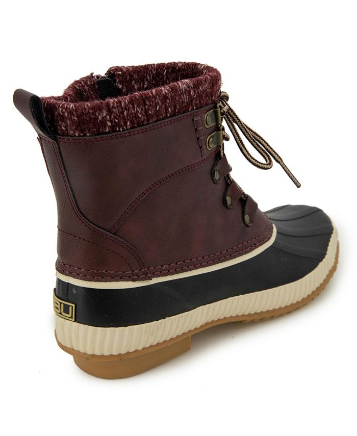 jbu wedge water resistant booties