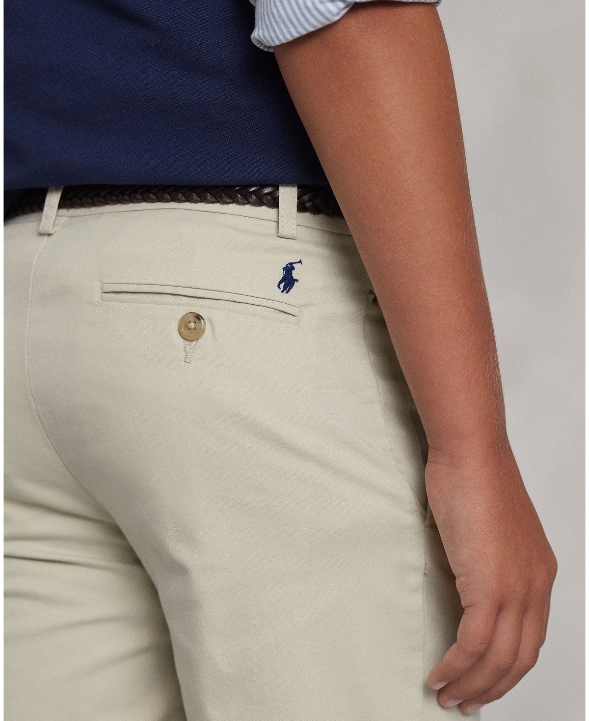 Polo Ralph Lauren Flat Front Chino Shorts In Aviator Navy