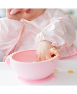 Baby Bowl with Lid and Spoon First Feeding, 3 Piece Set