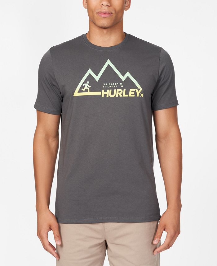 Horizontal Fruity stack Hurley Men's Everyday Explore Mountain Man Short Sleeve T-shirt & Reviews -  T-Shirts - Men - Macy's