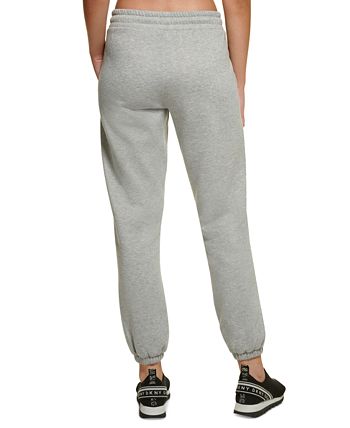 Dkny sport sparkle shop logo fleece joggers