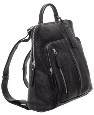 Mancini Womens Pebbled Brigette Backpack 29490₽