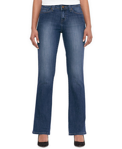 Levi's Petite 529 Curvy-Fit Bootcut Jeans, Ocean Worn Wash - Jeans ...