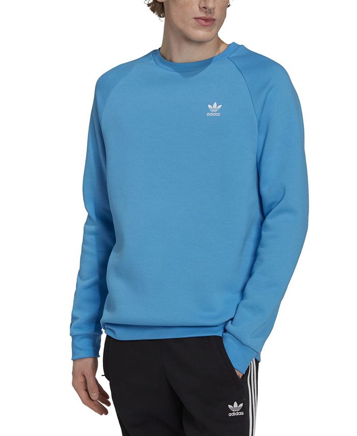 Men\'s Macy\'s Essentials Sweatshirt Long-Sleeve adidas Trefoil - Adicolor