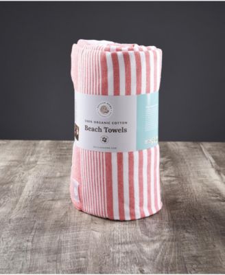 100% Organic Cotton, Sand Resistant, Sunset Beach Towel, 36" x 70"