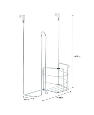 Kitchen Details 2-in-1 Over The Cabinet Cleaning Organizer in Chrome