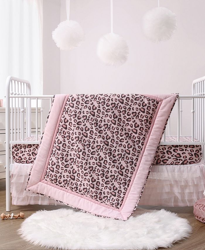 The Peanutshell Leopard Crib Bedding Set, 3 Piece Macy's