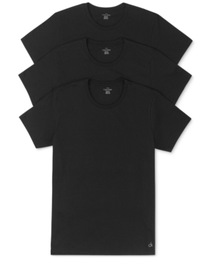 UPC 608279055754 product image for Calvin Klein Men's Classic Crew-Neck T-Shirt 3-Pack U4001 | upcitemdb.com
