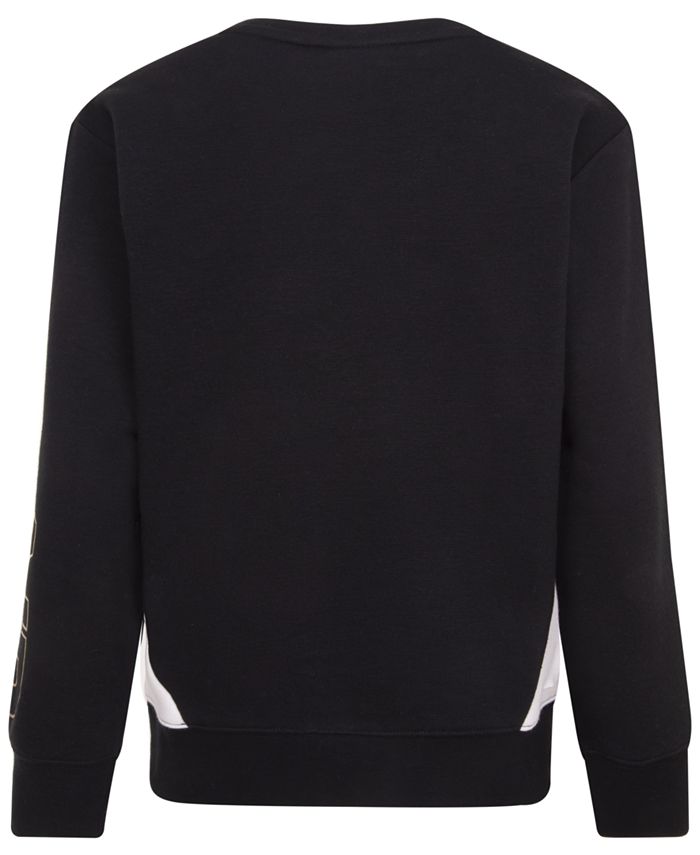 Jordan Big Boys Holiday Shine Air Crew Sweatshirt Macy's
