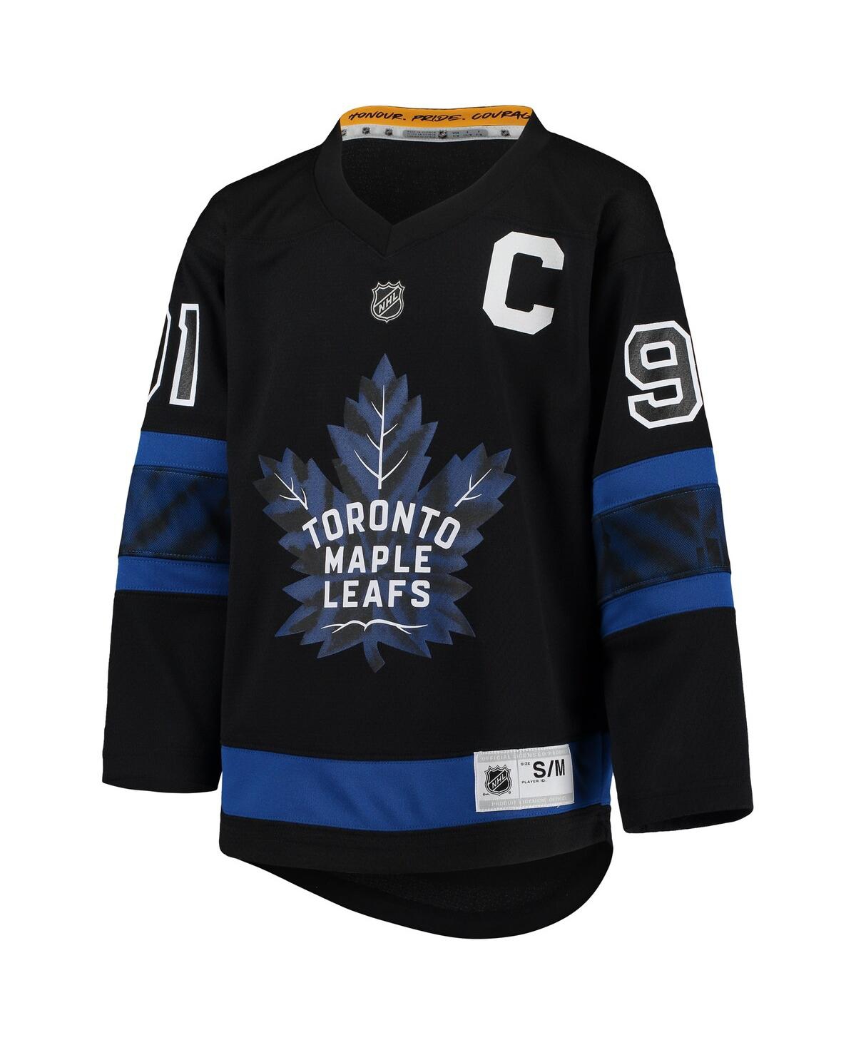 Youth Boys John TavaresToronto Maple Leafs Alternate Replica Player Jersey - Black