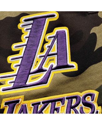 Men's Camo Los Angeles Lakers Team Shorts