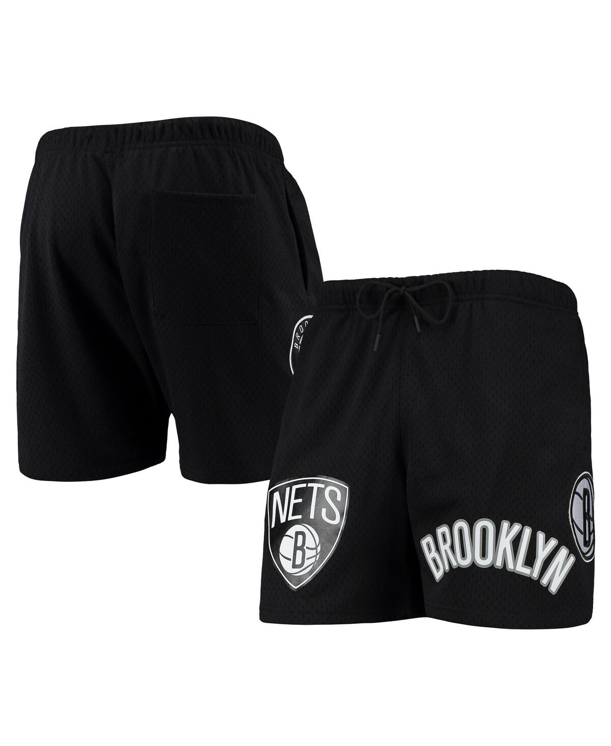 Shop Pro Standard Men's  Black Brooklyn Nets Mesh Capsule Shorts