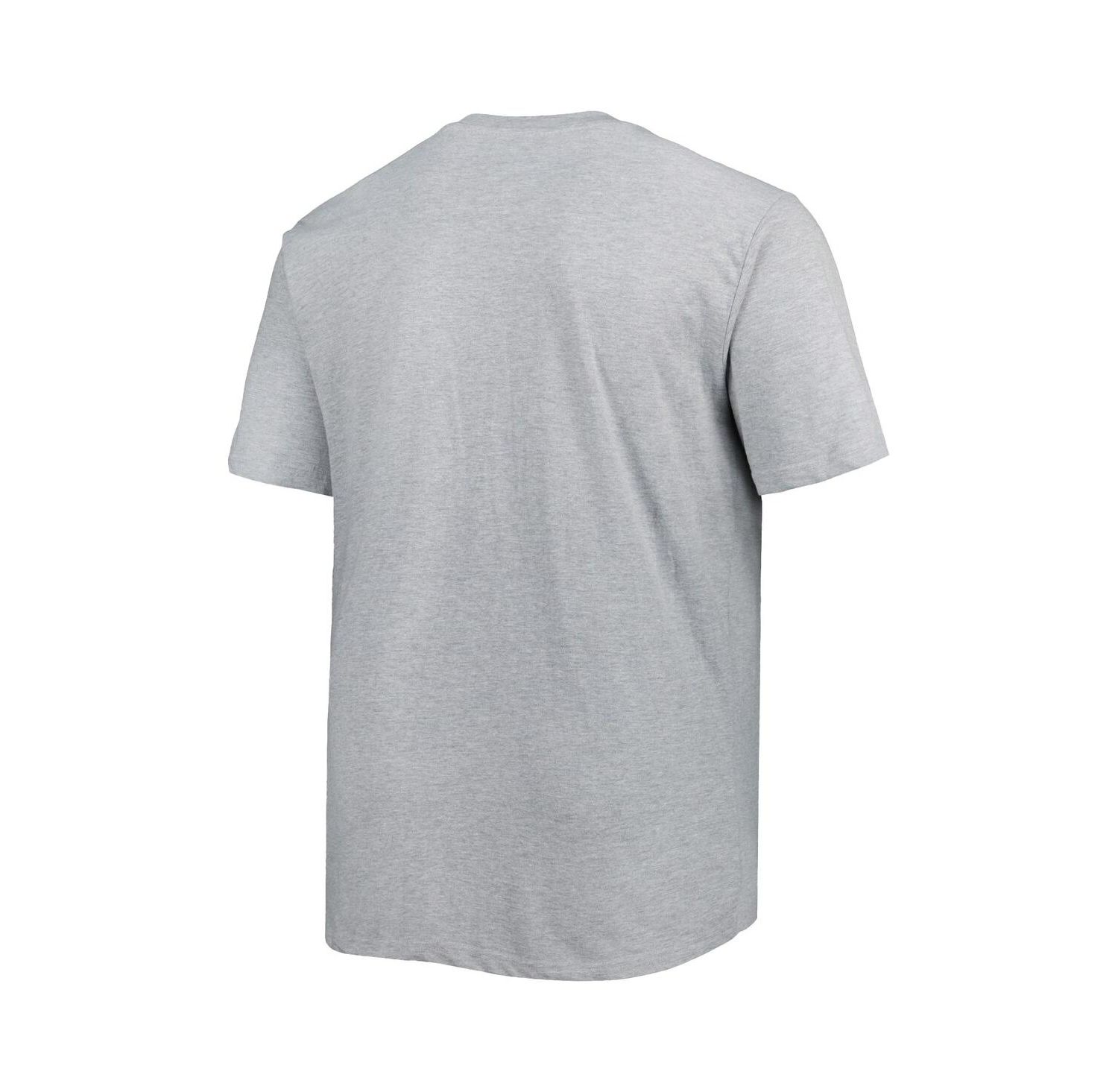 Men's Heathered Gray Boston Celtics Big and Tall Heart and Soul T-shirt