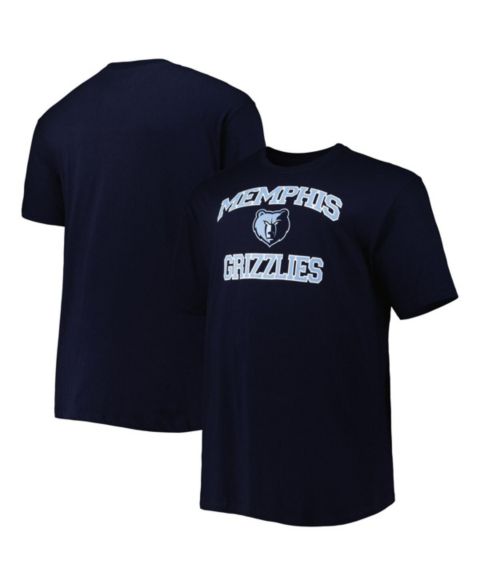 Мужская футболка Profile Navy Memphis Grizzlies Big and Tall Heart and Soul