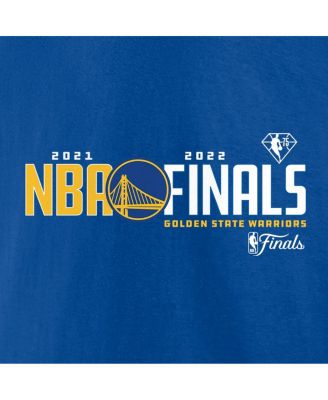 Men's Royal Golden State Warriors 2022 NBA Finals See The Court T-shirt