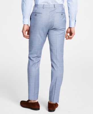 Men's Skinny-Fit Wool-Blend Infinite Stretch Suit Pants