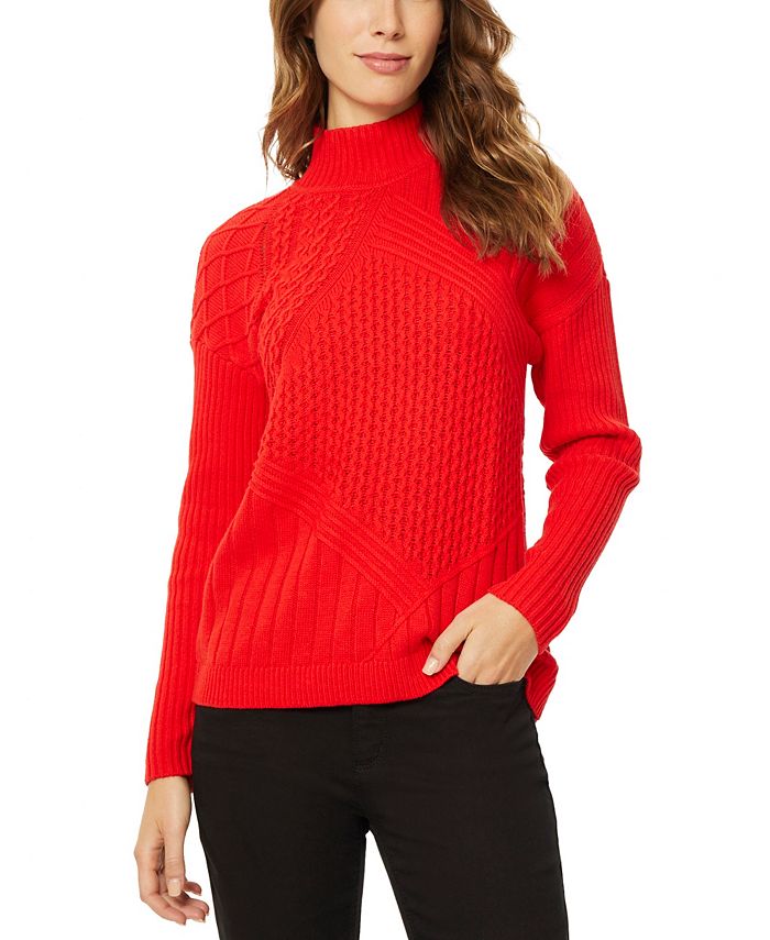 Jones New York Women's Directional Stitch Sweater - Macy's