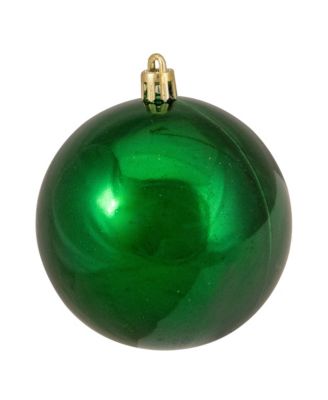 32 Count Xmas Shatterproof 4- Finish Christmas Ball Ornaments 80mm Set, 3.25"
