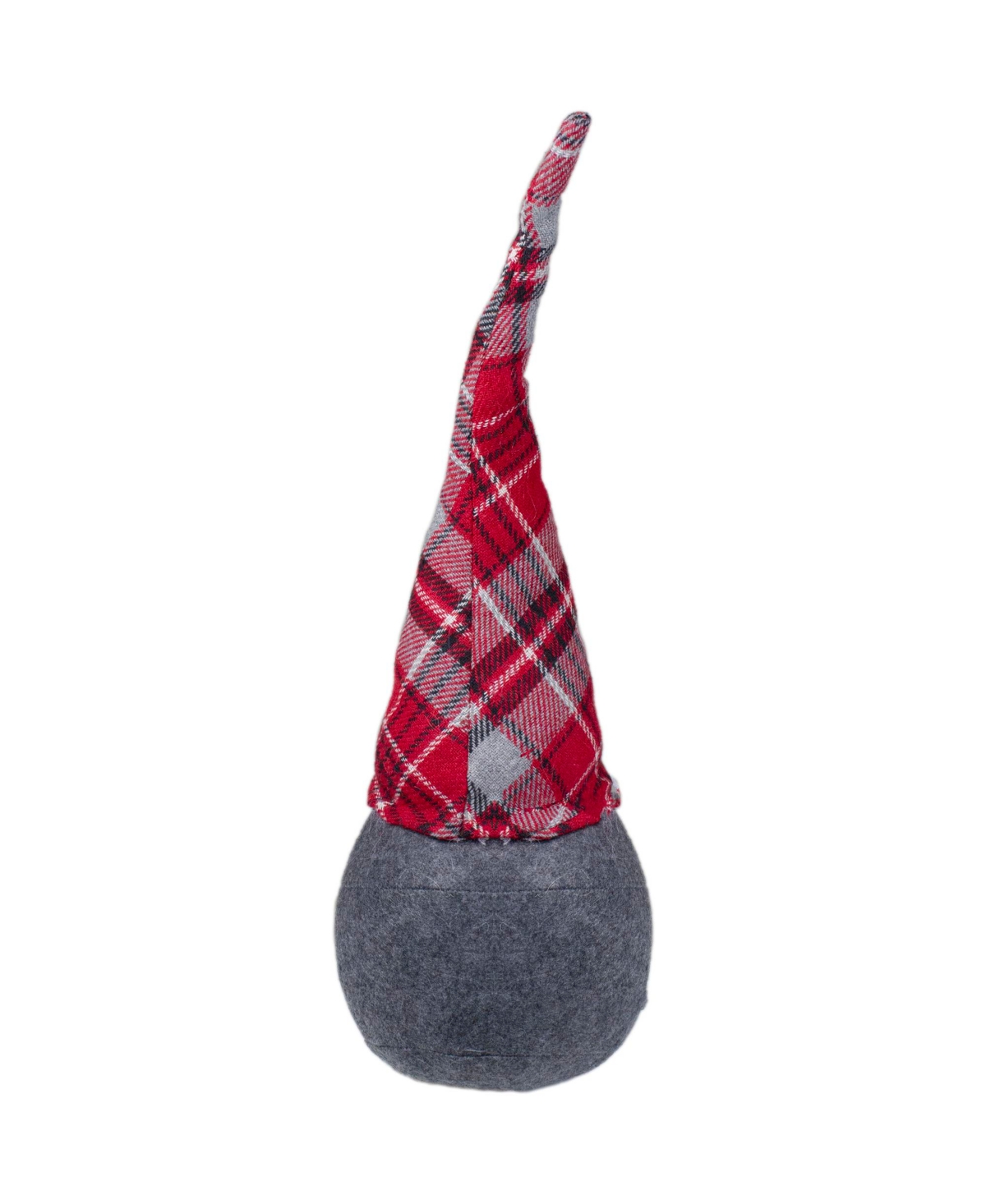 Northlight Plaid Chubby Gnome Christmas Decoration,