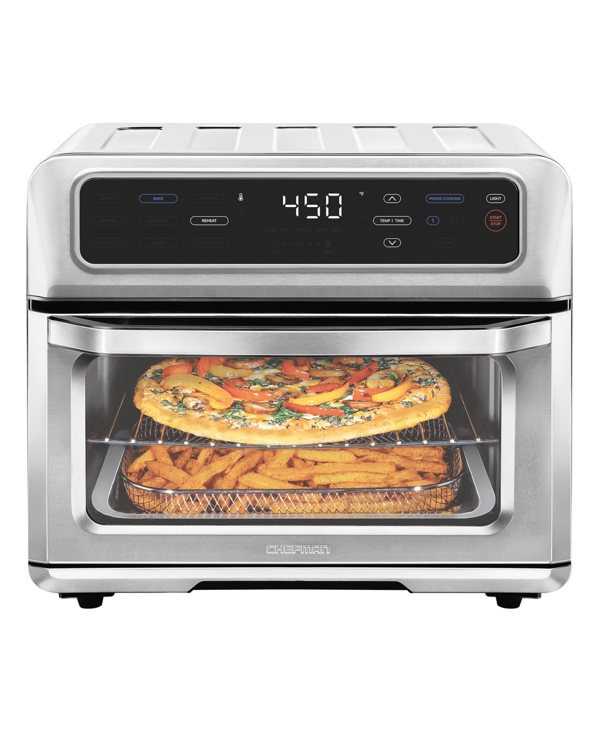 Chefman 20 Liter Digital Air Fryer Plus Oven In Stainless Steel