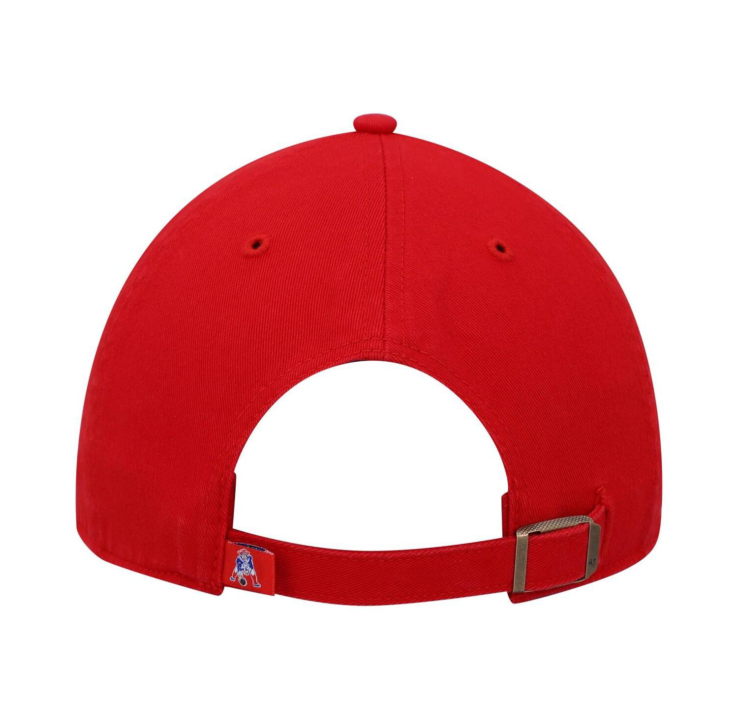 Men's '47 Red New England Patriots Clean Up Legacy Adjustable Hat