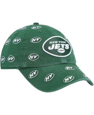 Women's '47 Green New York Jets Confetti Clean Up Adjustable Hat