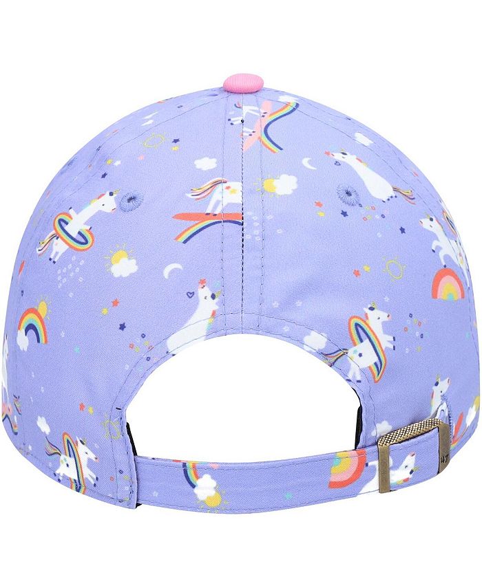 '47 Brand Girls Preschool Unicorn NFL Clean Up Adjustable Hat - Team Logo & Fantasy Design