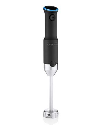 Chefman Immersion Blender Stainless Steel Shaft with Whisk and Chopper Bonus Pack