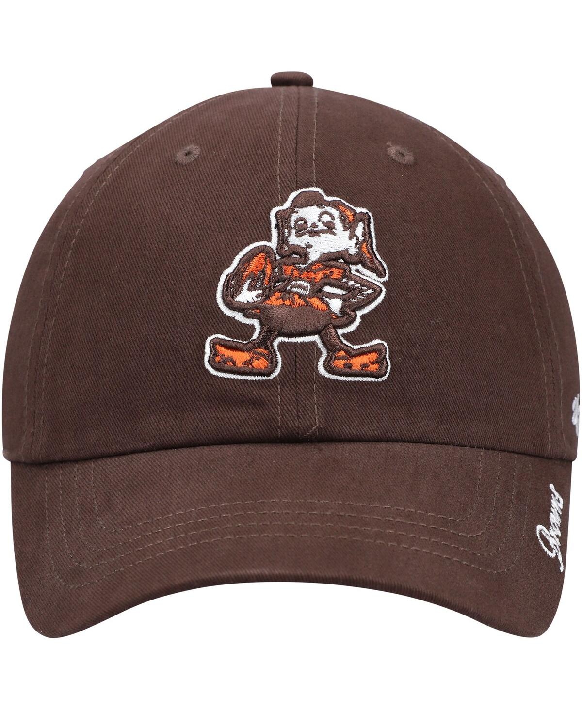 47 Brand Women's '47 Brown Cleveland Browns Miata Clean Up Legacy Adjustable Hat In Brown