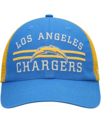 Men's '47 Powder Blue Los Angeles Chargers Highpoint Trucker Clean Up Snapback Hat
