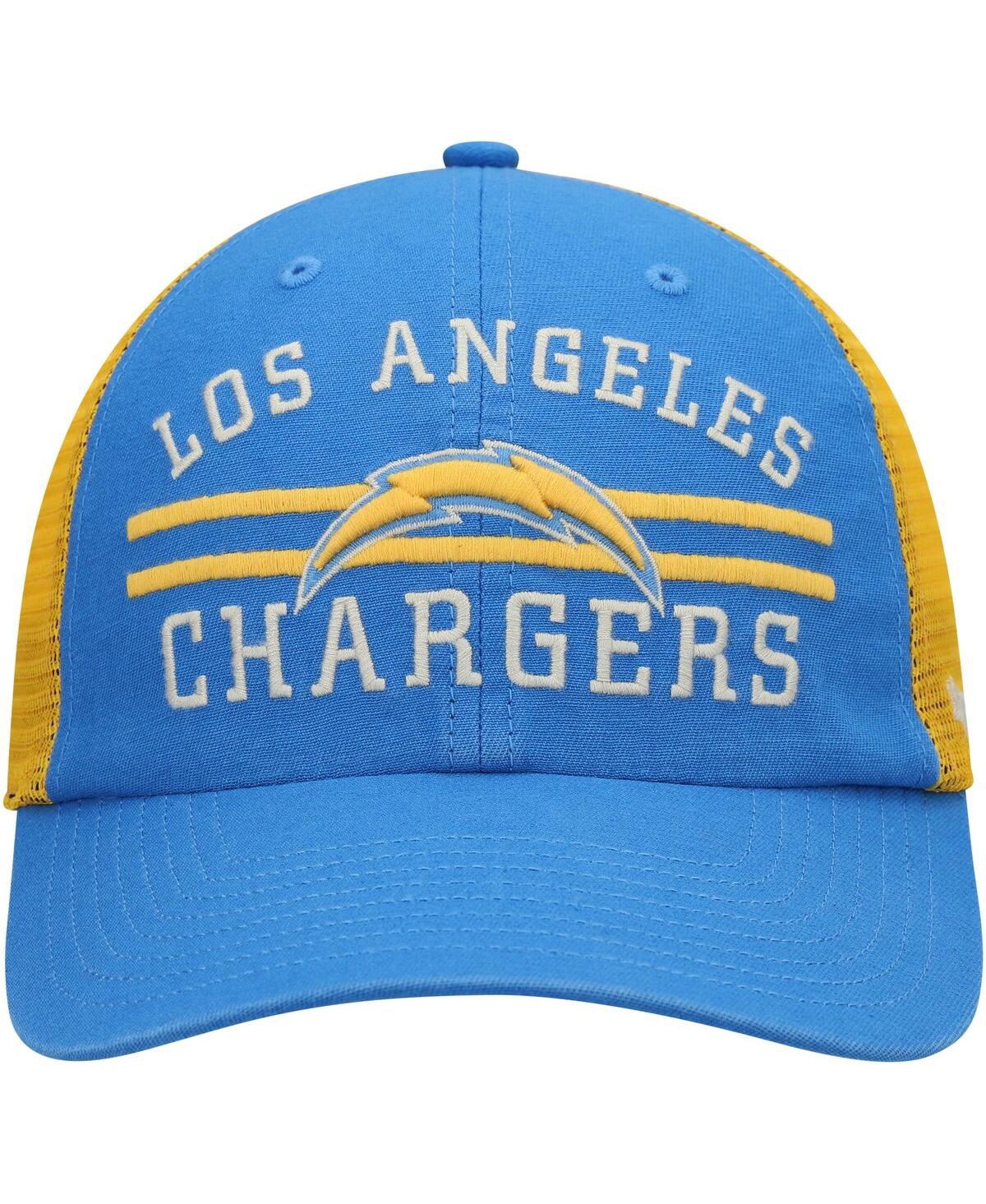 Men's '47Los Angeles Chargers Highpoint Trucker Clean Up Snapback Hat - Powder Blue