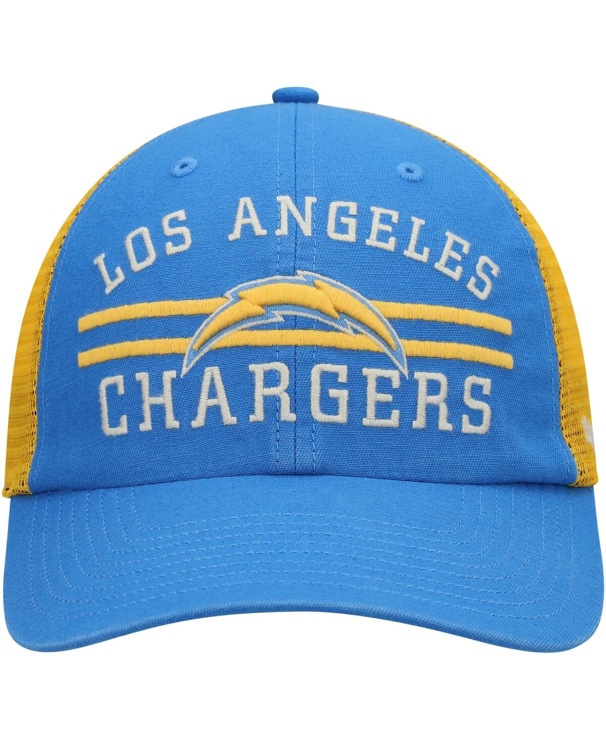 Shop 47 Brand Men's '47 Powder Blue Los Angeles Chargers Highpoint Trucker Clean Up Snapback Hat