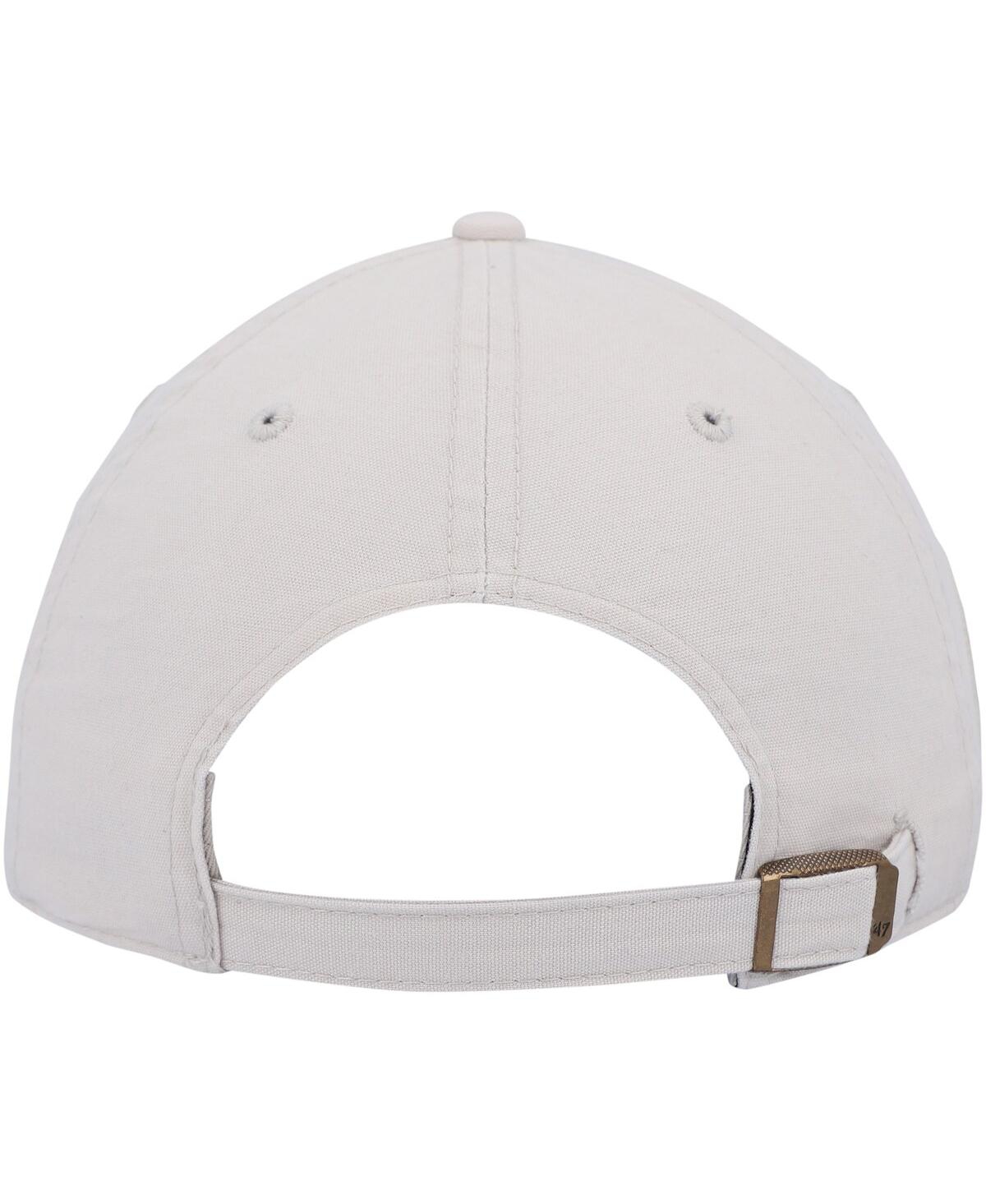 47 Brand Men's '47 Cream, Royal Buffalo Bills Sidestep Clean Up Adjustable Hat In Cream,royal