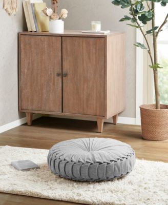 Loretta Chenille Decorative Floor Pillow, 22" x 6"