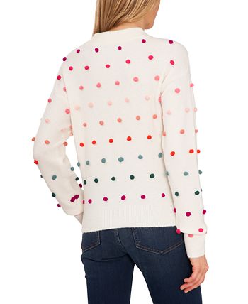Cece pom pom clearance sweater