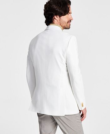 Tommy Hilfiger Men's Modern-Fit White Weave Sport Coat & Reviews ...