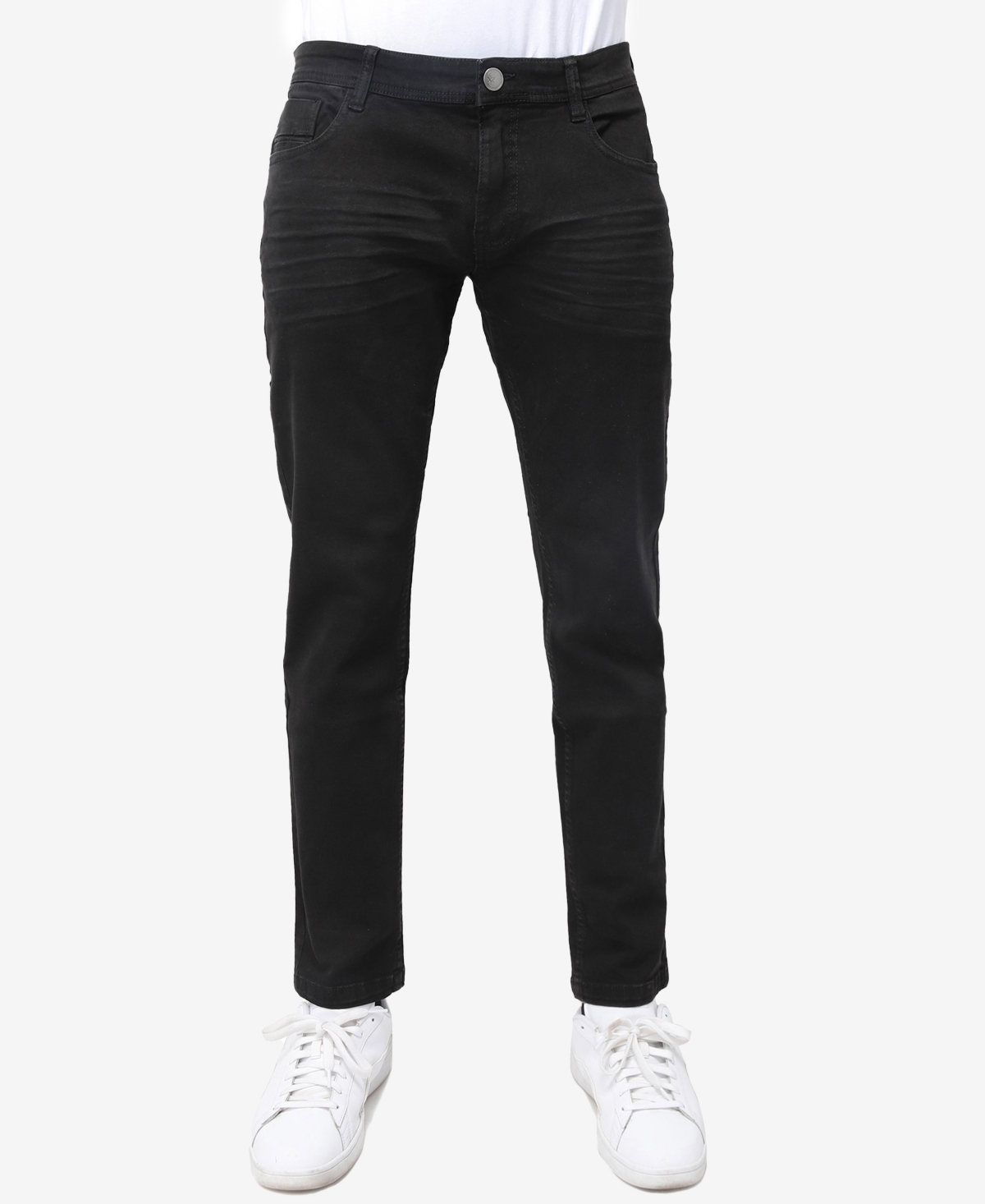Men's Stretch Twill Colored Pants - Jet Black