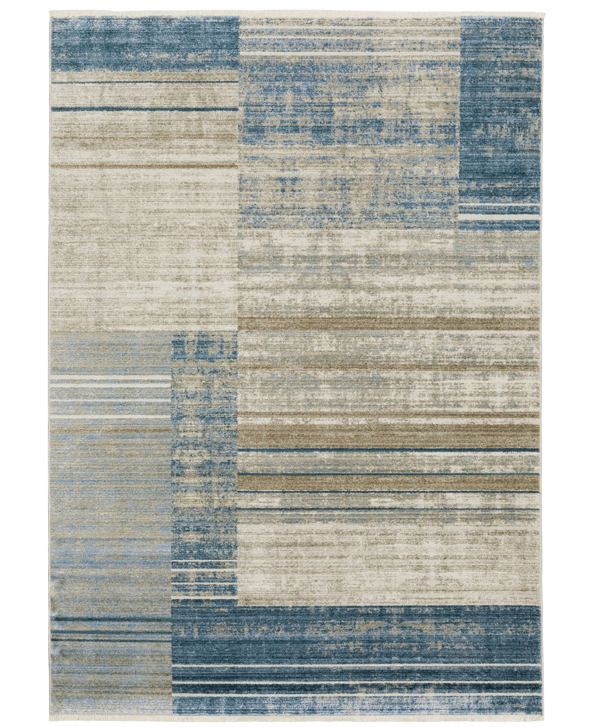 Jhb Design Bauer 090 3'10" X 5'5" Area Rug In Blue