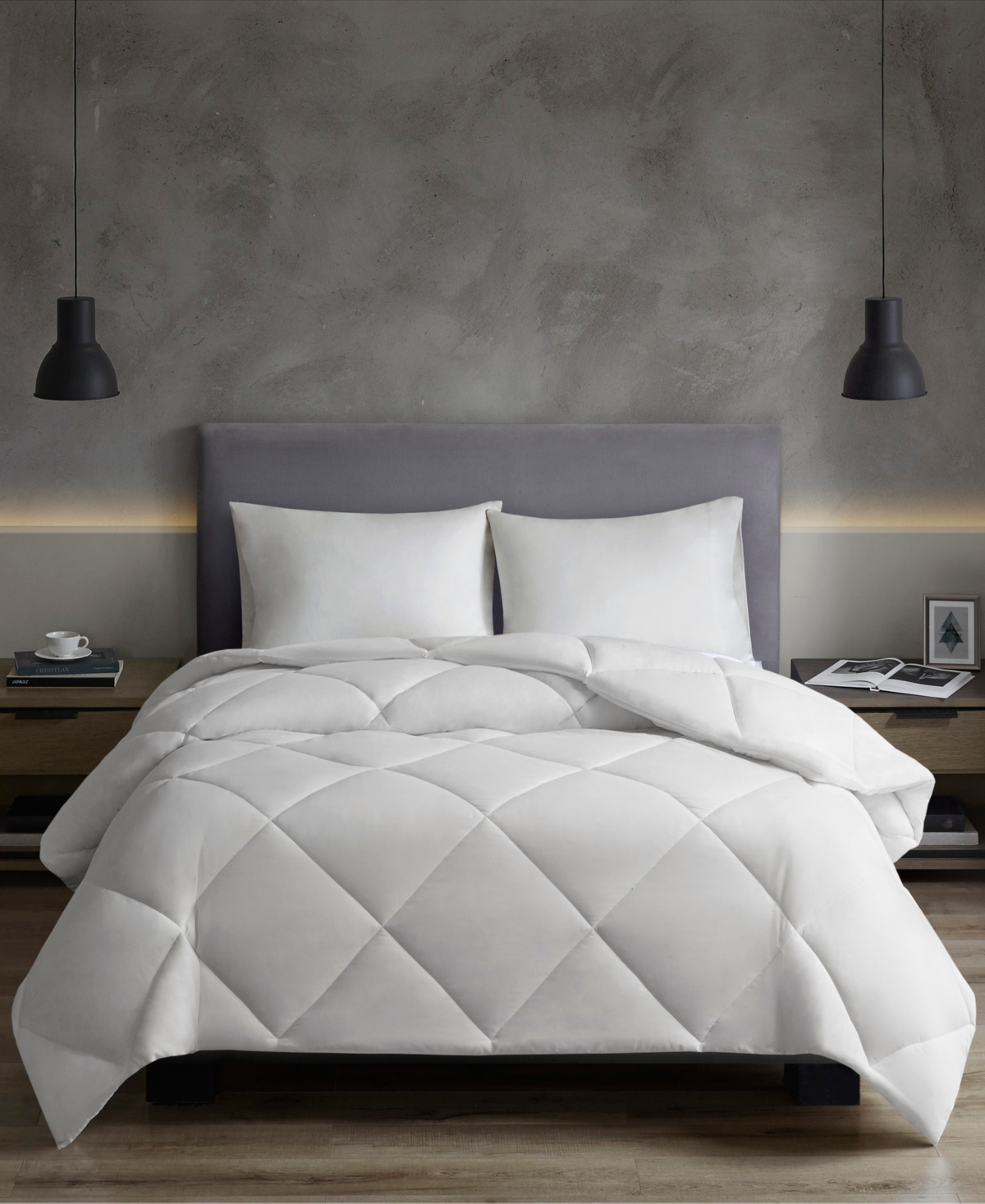 Madison Park HeiQ Smart Temp Oversized Down Alternative Comforter, Twin/Twin Xl