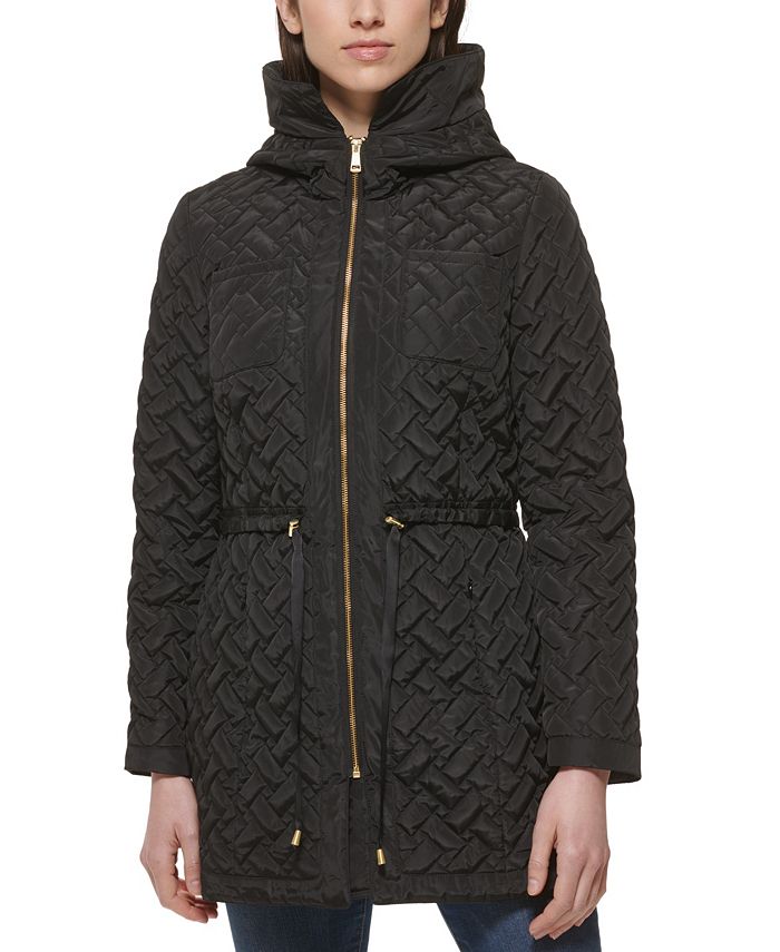 Cole haan signature on sale belted zip front jacket