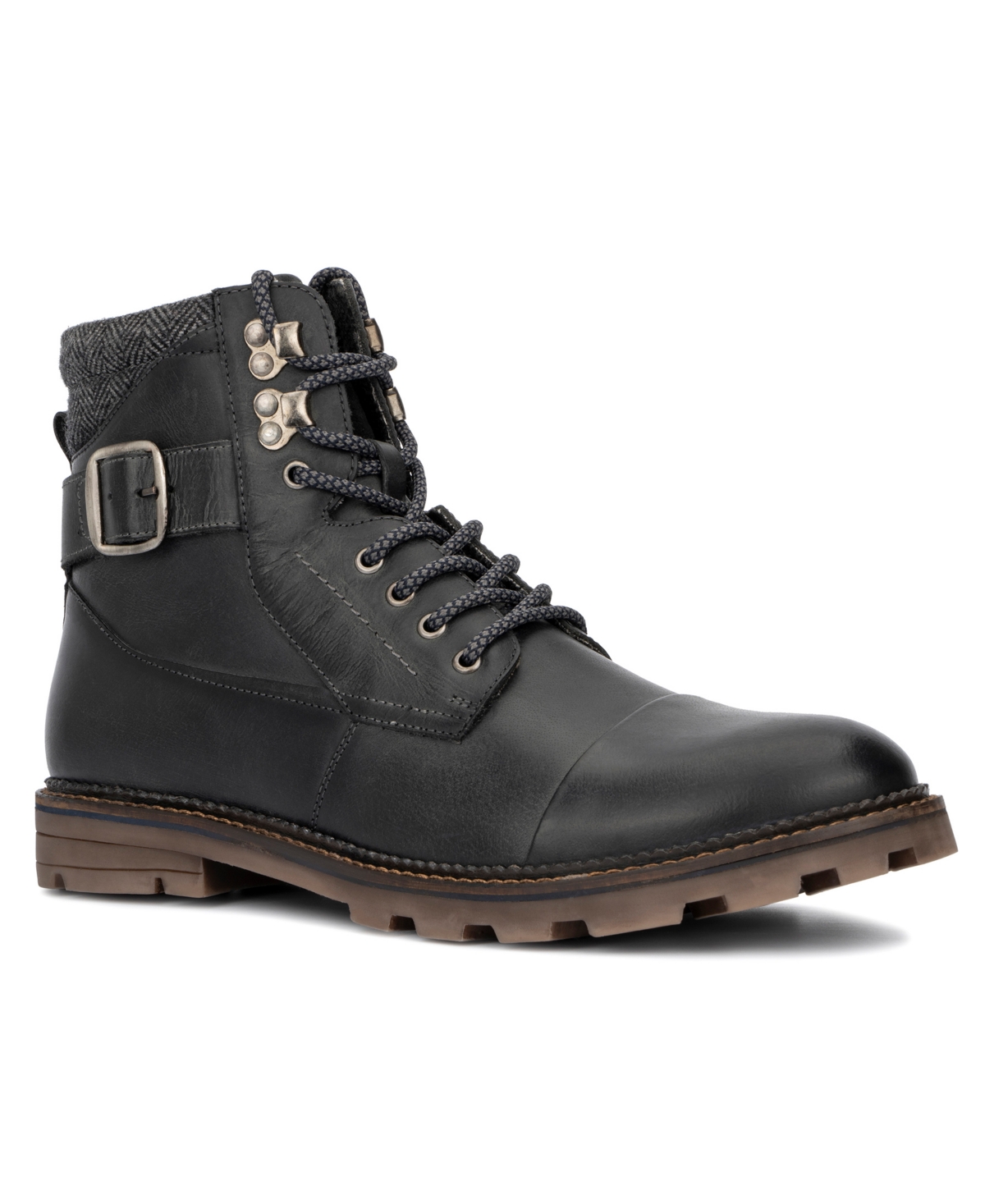 Shop Reserved Footwear Men's Legacy Leather Boots In Black