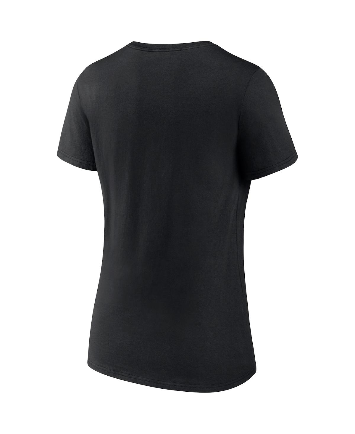Fanatics Branded Heathered Purple Los Angeles Lakers True Classics Tri-blend T-shirt In Black
