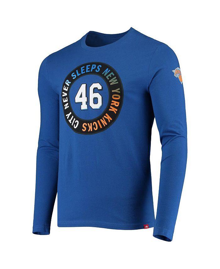 Sportiqe Men's Blue New York Knicks 2020/21 City Edition Comfy Long ...