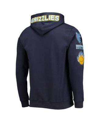 Men's Navy Memphis Grizzlies Logo Pullover Hoodie