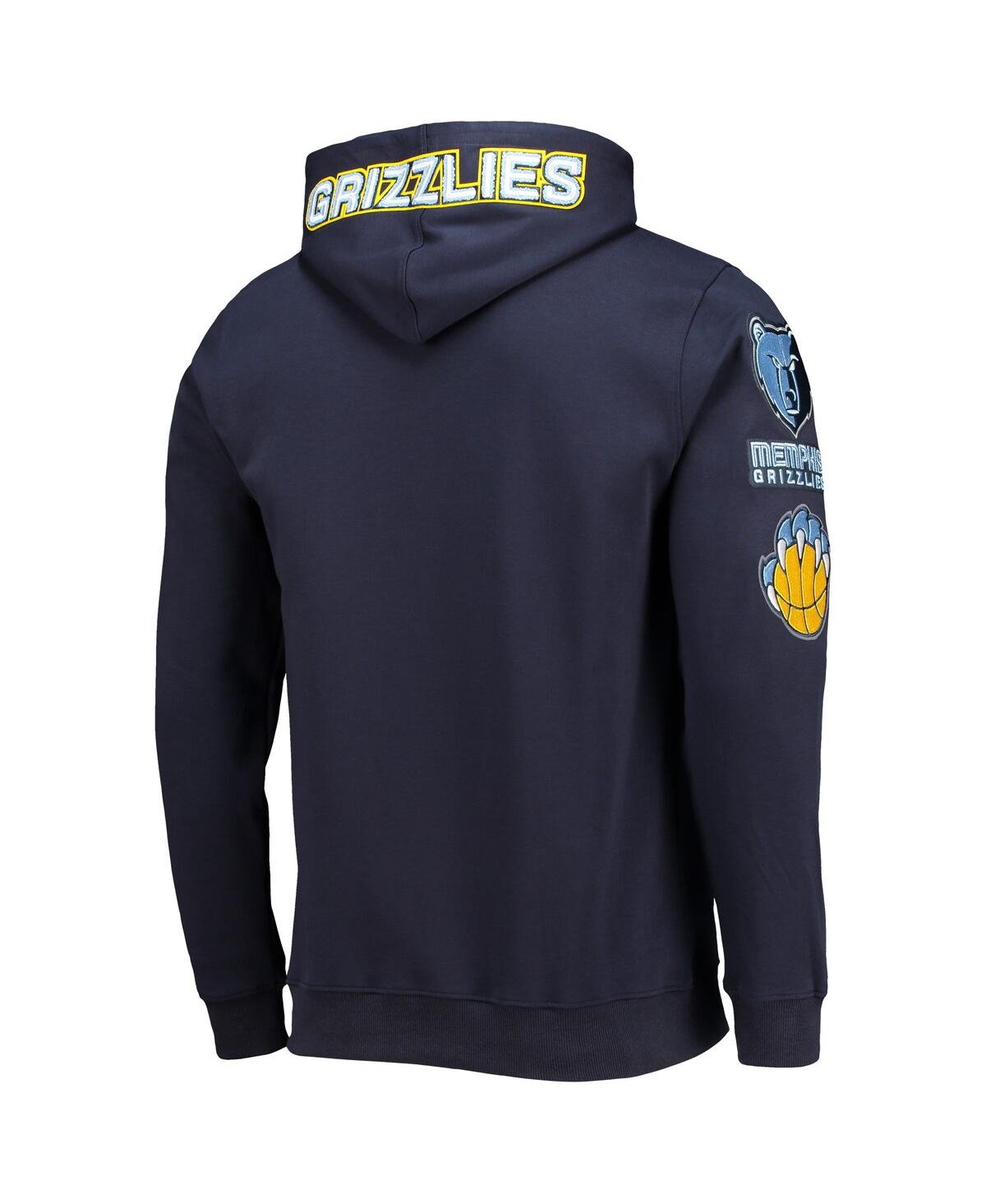 Men's Pro StandardMemphis Grizzlies Logo Pullover Hoodie - Navy