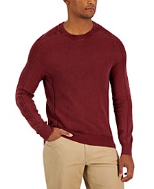 Men's Garment Dyed Crewneck Sweater, Created for Macy's 