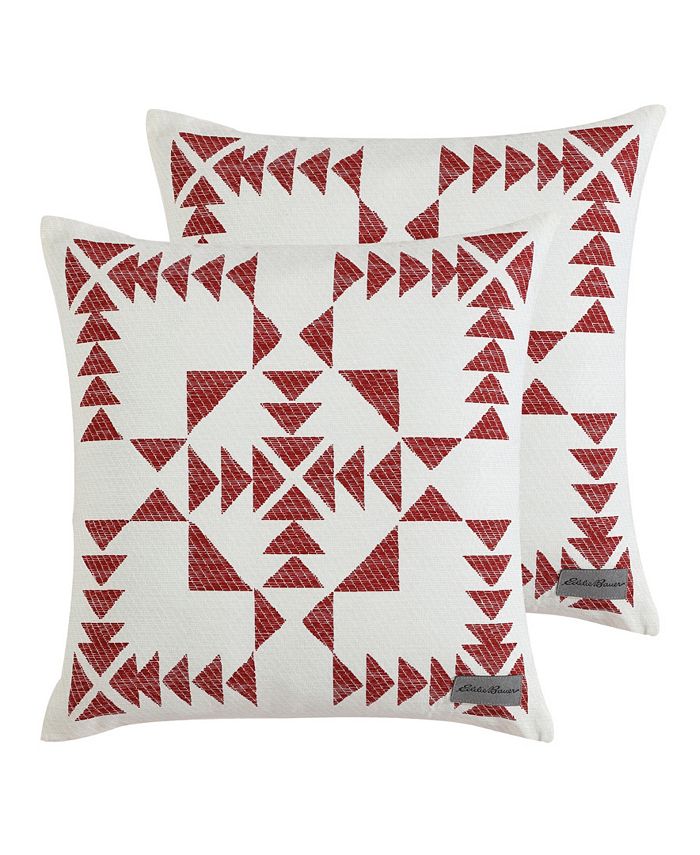 Eddie Bauer CLOSEOUT! Arrowhead Cotton 2 Piece Pillow Cover Set, 20" x