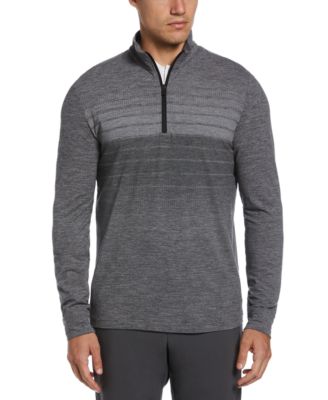 PGA TOUR - Men's Water-Repellent Gradient Stripe 1/4-Zip Golf Sweater