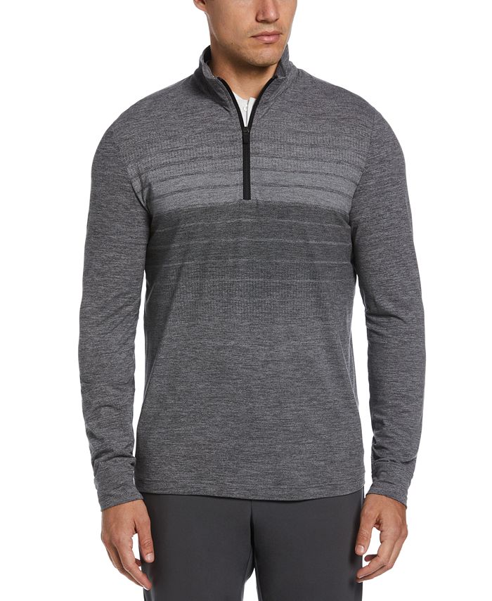 PGA TOUR Men's Water-Repellent 1/4-Zip Lightweight Golf Sweater - Macy's